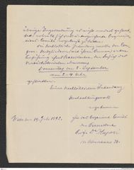 k.k. naturhistorisches Hofmuseum, Intendanzakten 1885-1896 (Hauer), Aktenzahl Z.505/1892, Seite 2